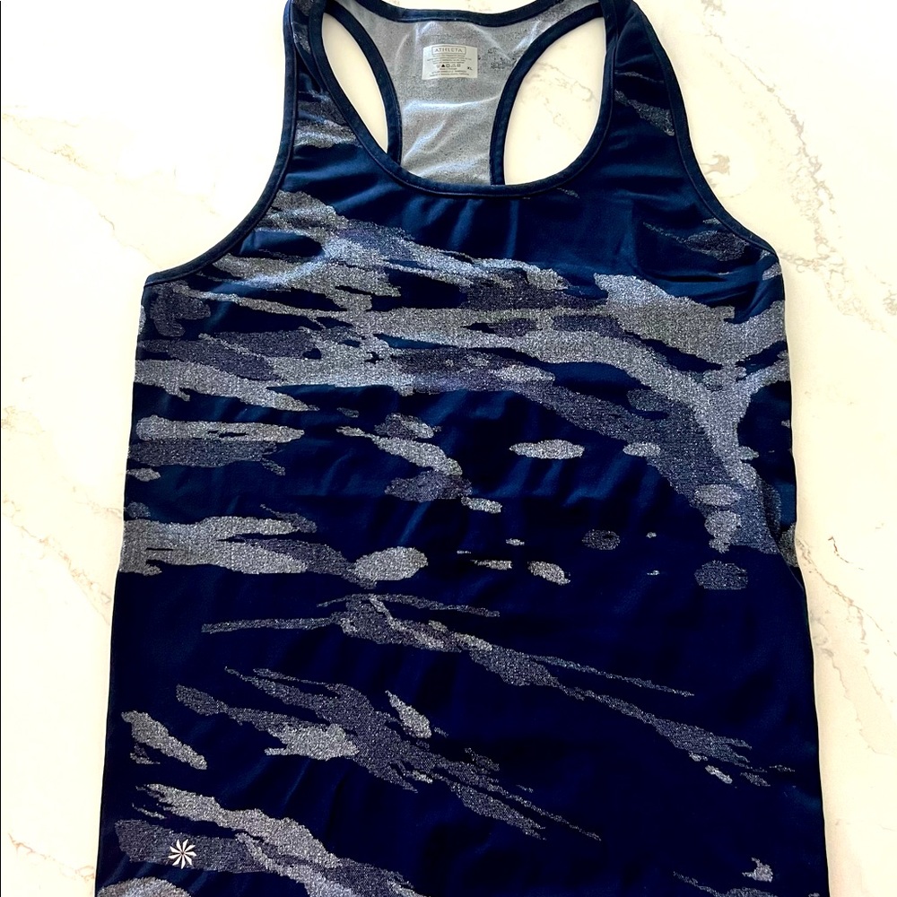Athleta Fastest Racerback Camo Tank